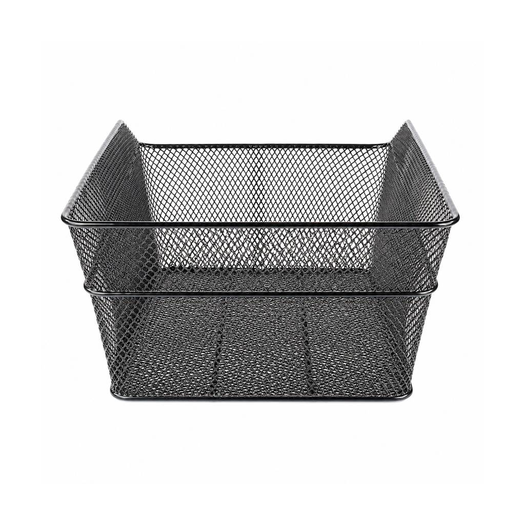 Koszyk rowerowy metalowy tylny czarny MB-113BK - obrazek 7