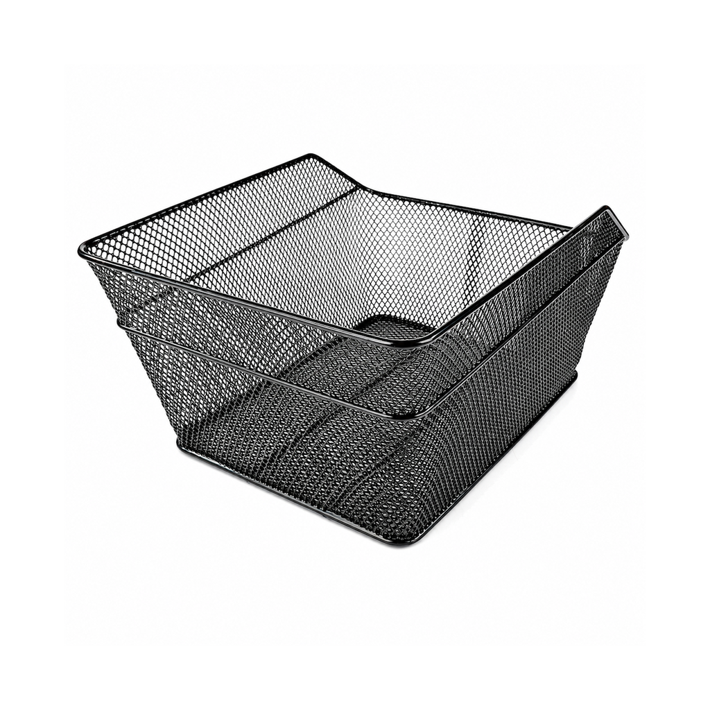 Koszyk rowerowy metalowy tylny czarny MB-113BK - obrazek 2
