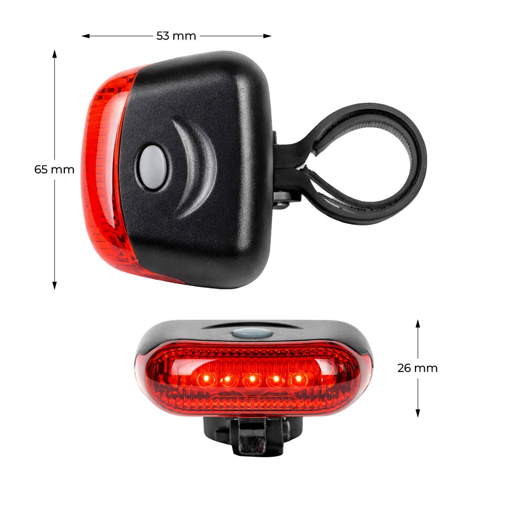 Lampa tylna XC-998R na sztycę - obrazek 9
